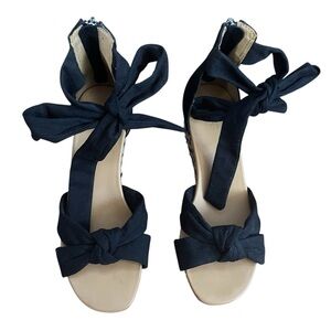 UGG Black Yarrow Wedge Sandal US 8.5